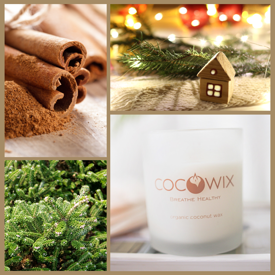 Organic Coconut Wax Candle, Wooden Wick